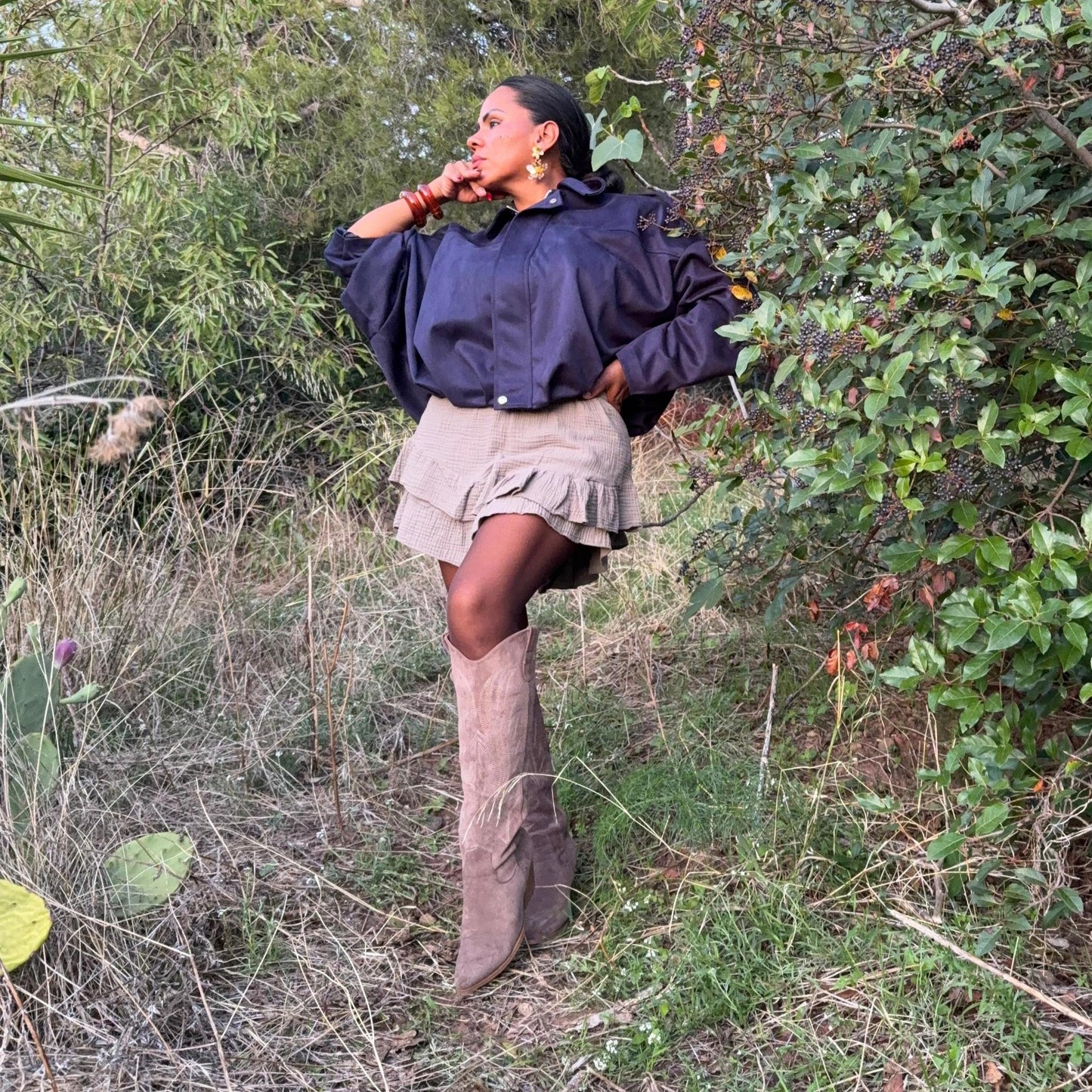 Veste Arizona – Effet daim & Doublure fourrure