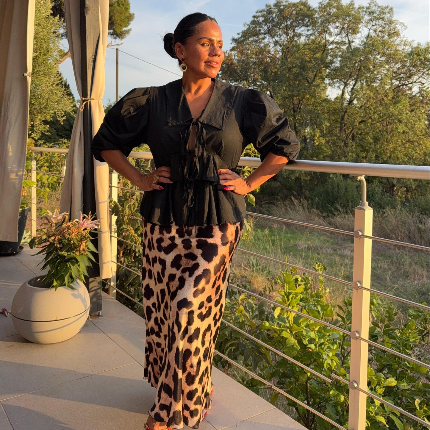 Blouse Marie – Élégance et féminité en coton