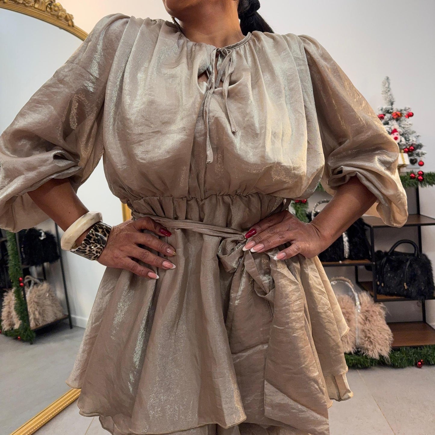 Robe Fuego Satin — Fluide & Satinée