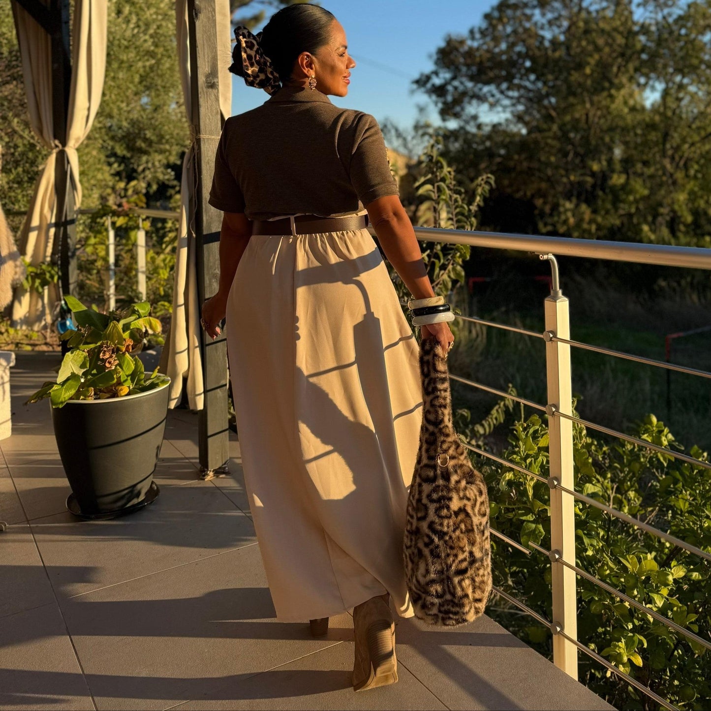 Robe Alora — Élégance ceinturée esprit polo