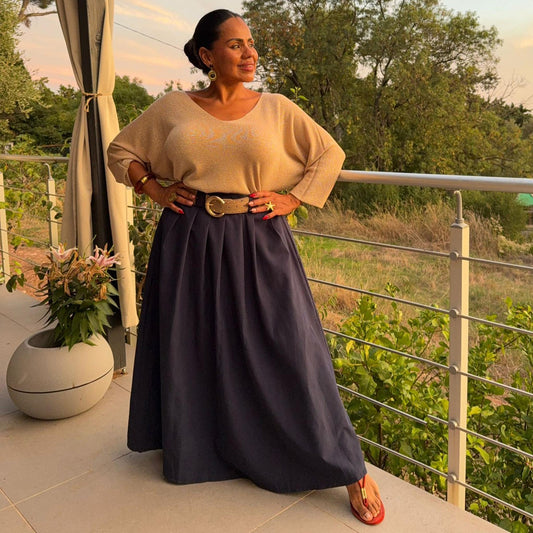 Jupe Brazil – Élégance bohème et ceinture incluse