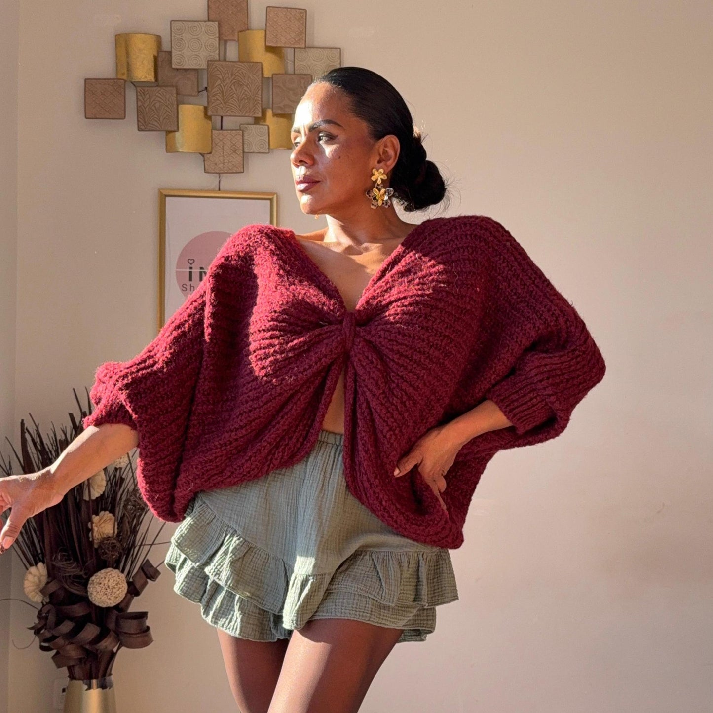 Pull Papillon – Élégance réversible et douceur infinie