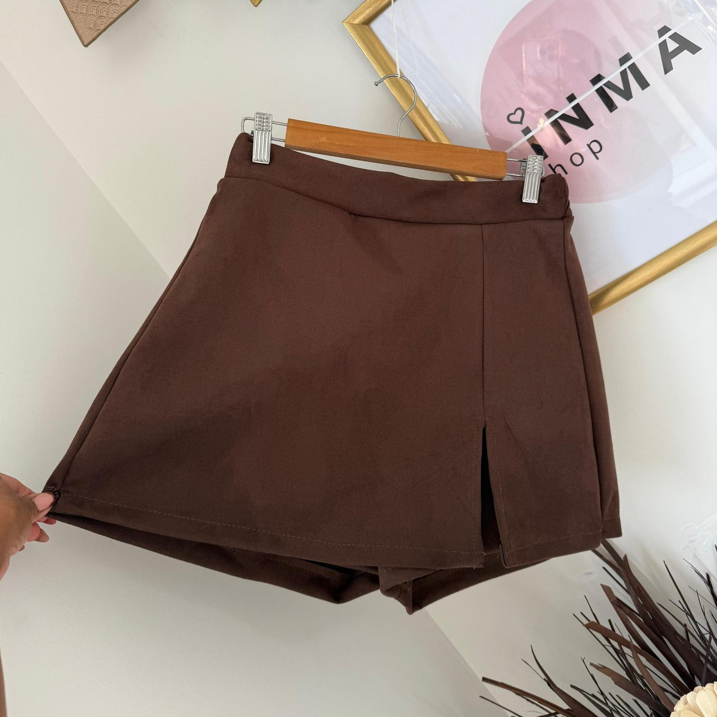 Short Dakota – Élégance en suédine