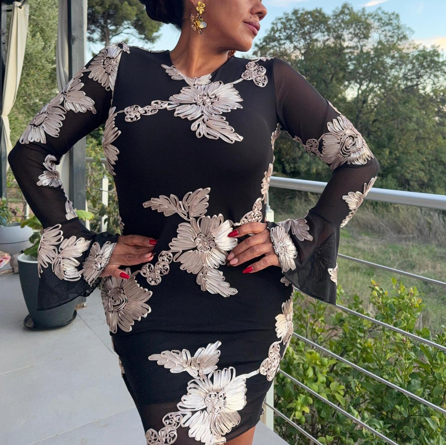 Robe Florence – Élégance florale et féminine