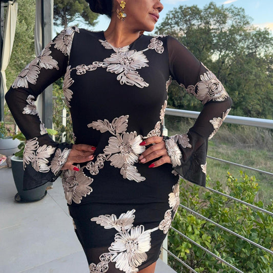 Robe Florence – Élégance florale et féminine