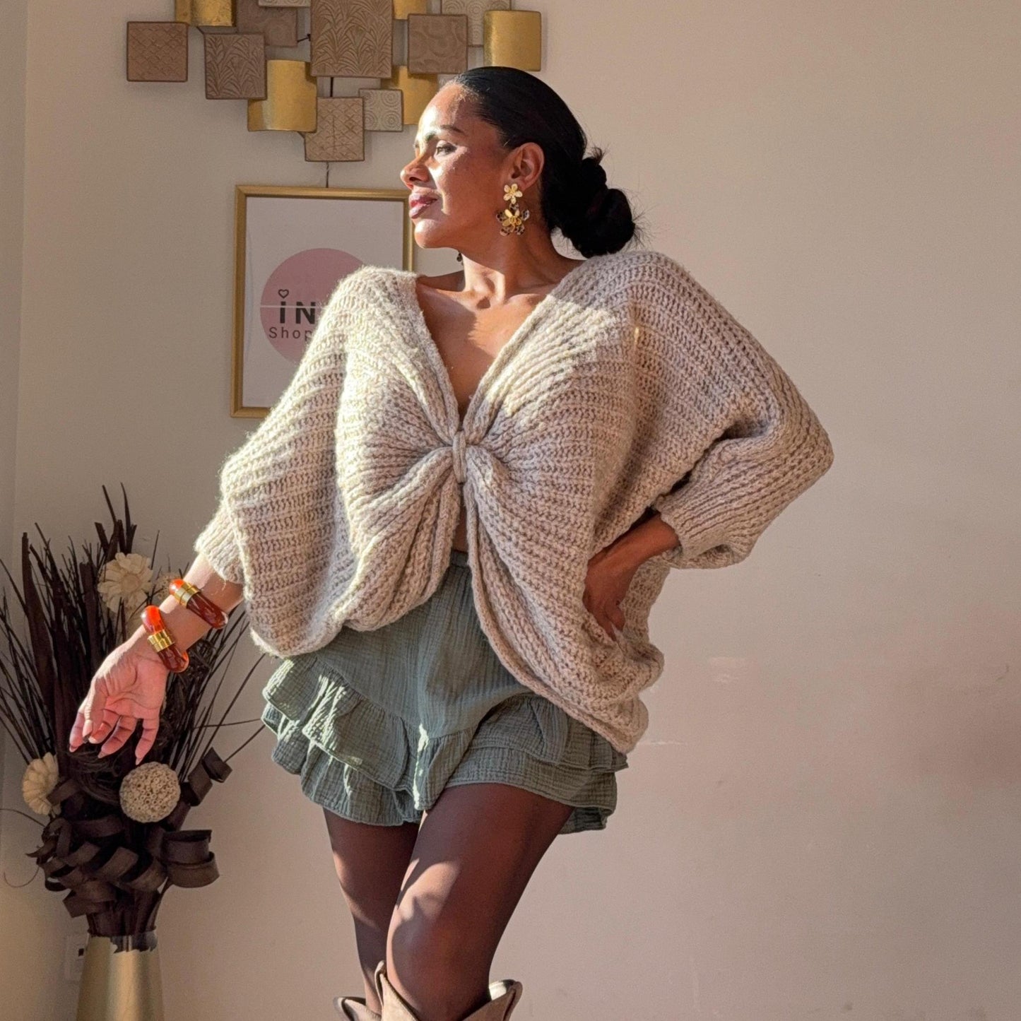 Pull Papillon – Élégance réversible et douceur infinie