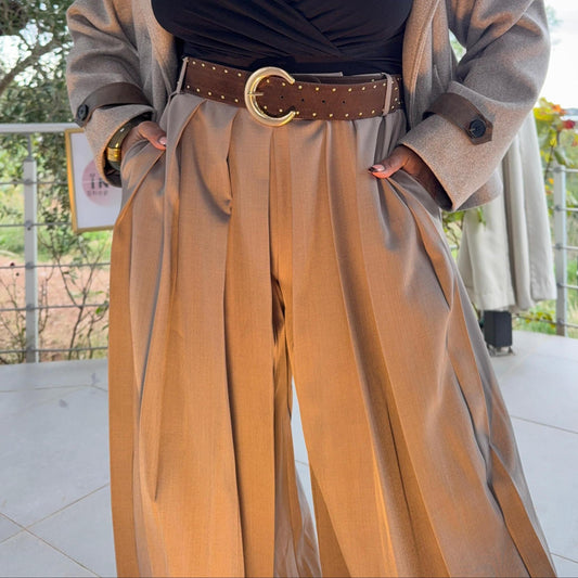 Pantalon Paloma – taille haute, coupe fluide