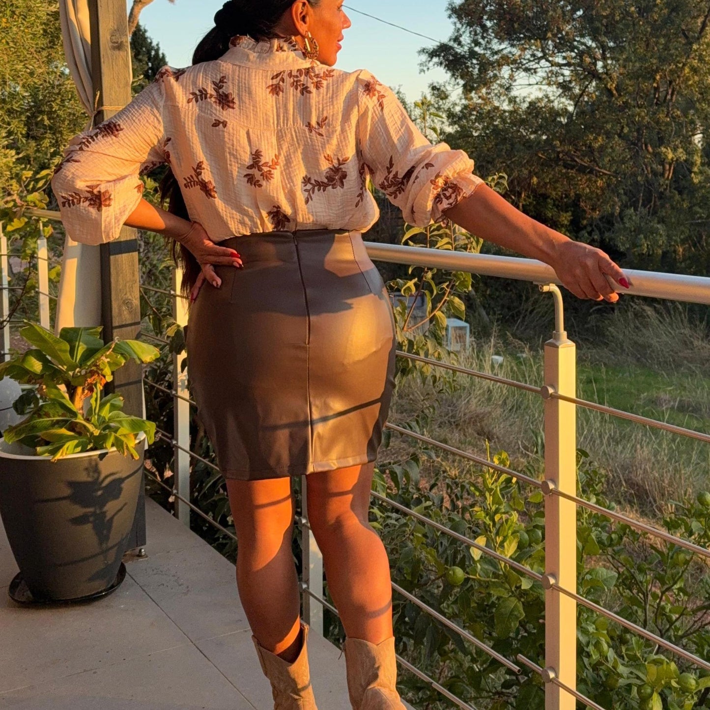 Jupe Sienna — Simili Cuir Élégance & Audace