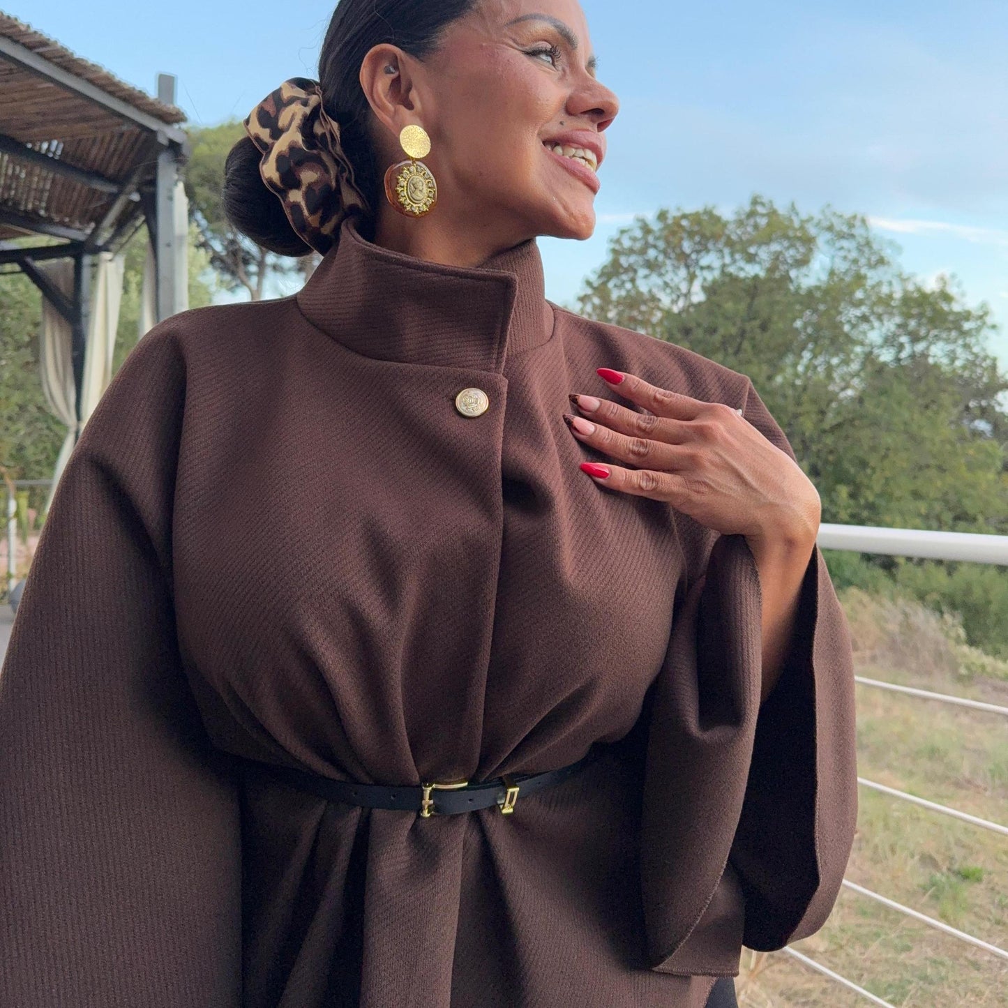 Veste Poncho Candy