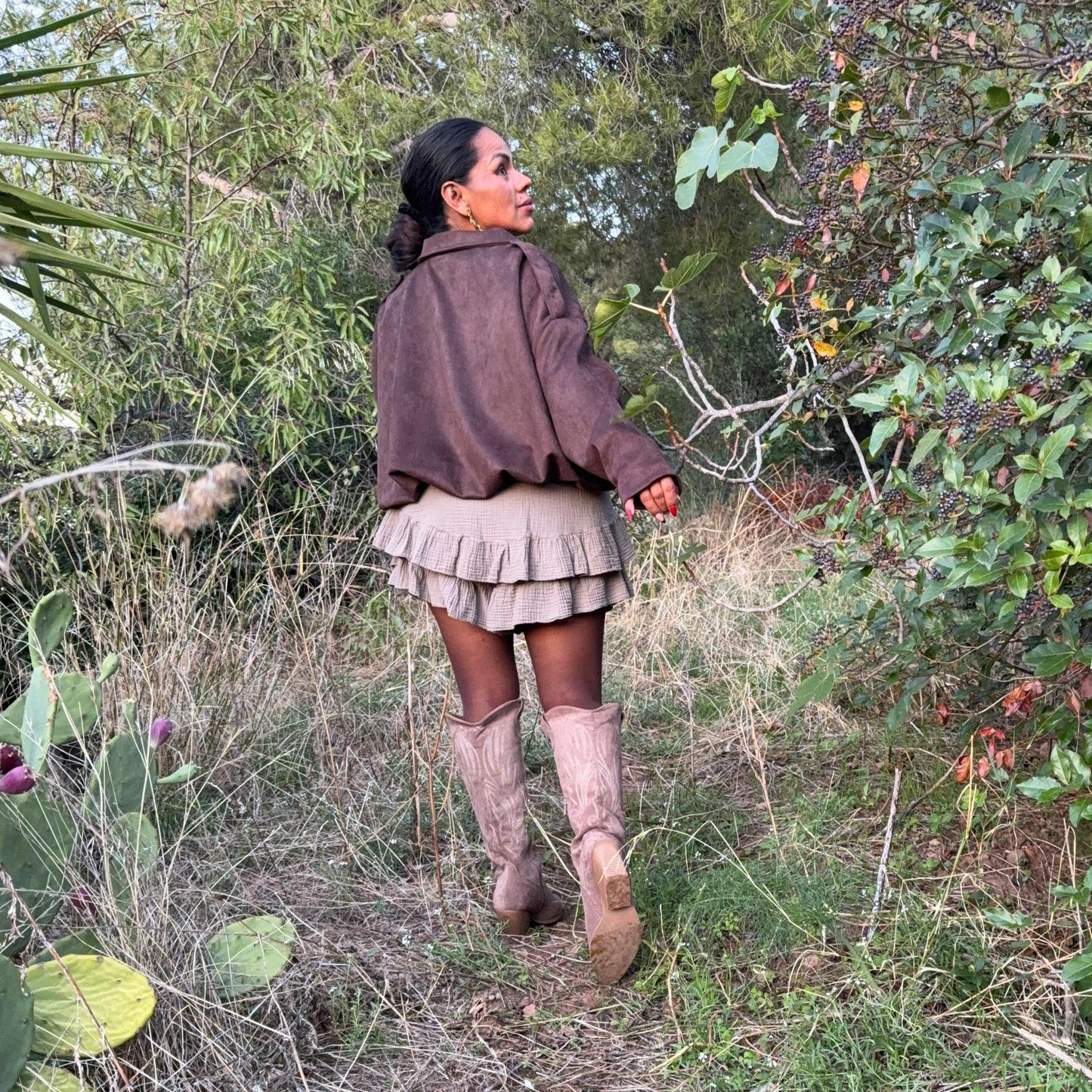 Veste Arizona – Effet daim & Doublure fourrure